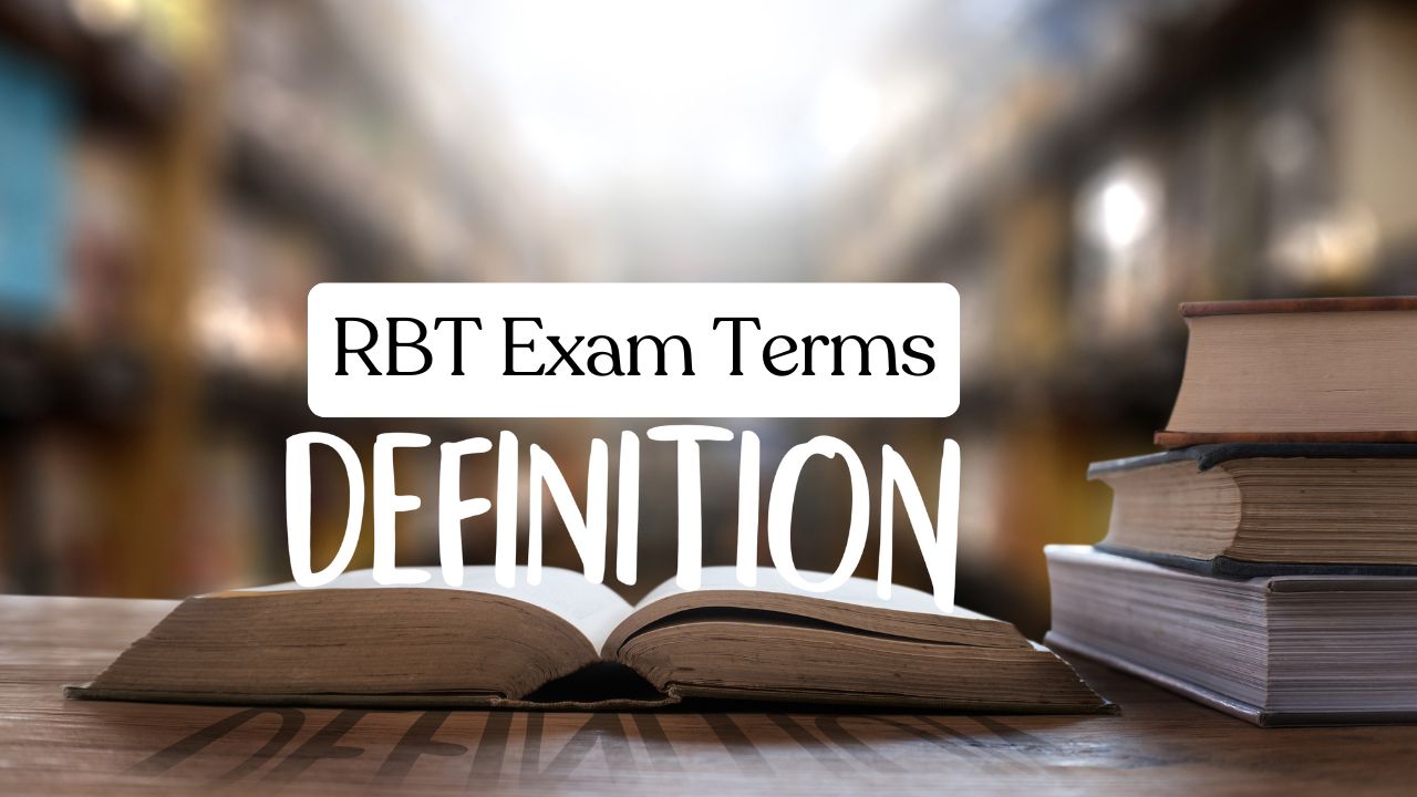 rbt exam terms